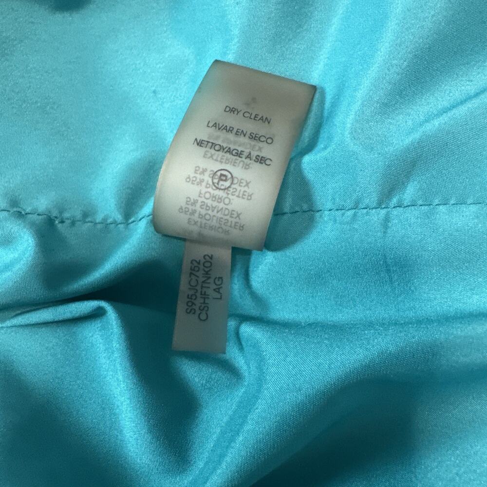 Calvin Klein Ladies Blazer, Turquoise Size Small - Classic - Picture 7 of 7